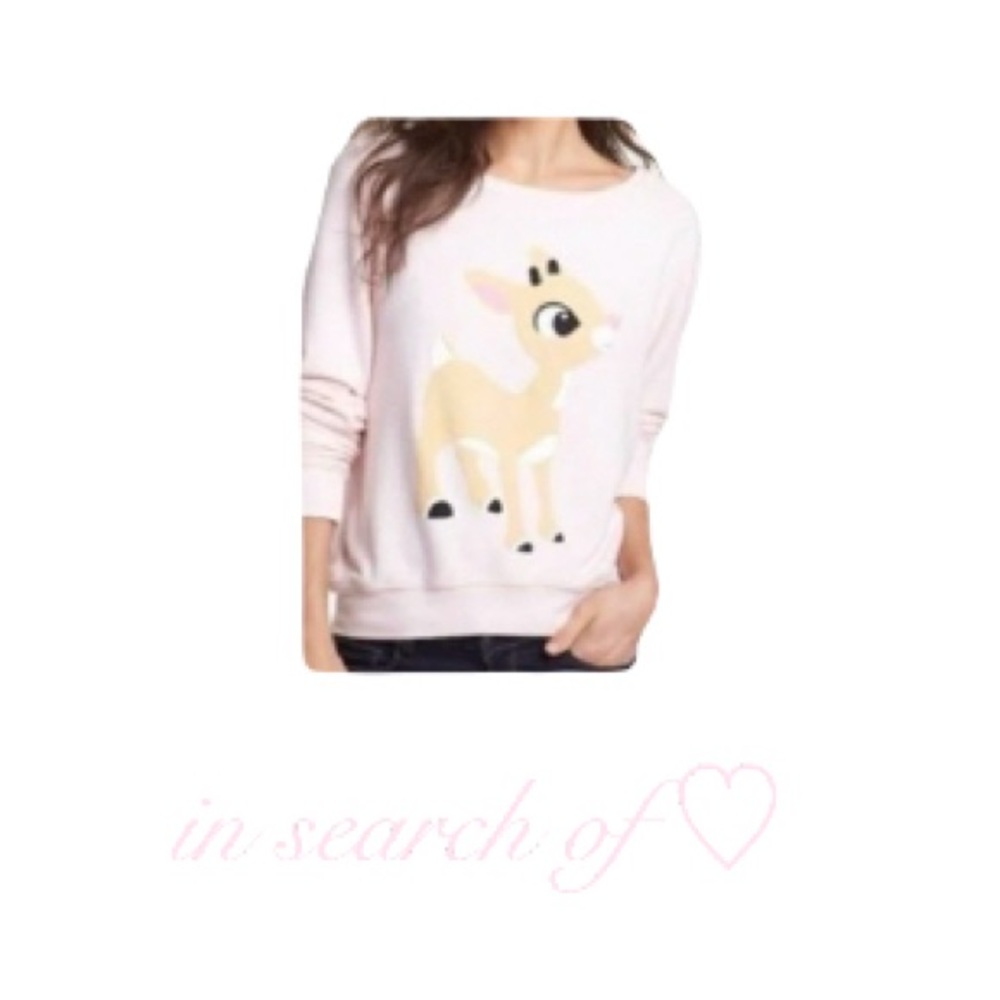 Wildfox pink little helper sweater iso ♡